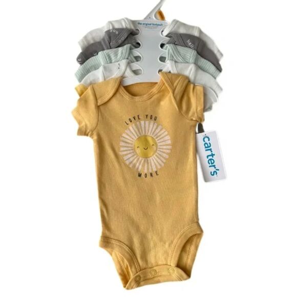 Carter's Other - Carters Baby Newborn Onesie Set of 5